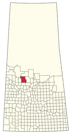 Location of the RM of Spiritwood No. 496 in Saskatchewan