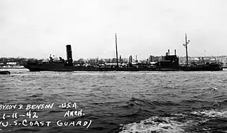 SS Byron D. Benson sailing, starboard side view