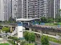 View of Thanggam LRT exterior