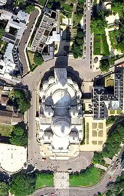 Sacré-Cœur seen from above