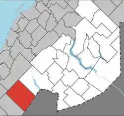 Location within Témiscouata RCM
