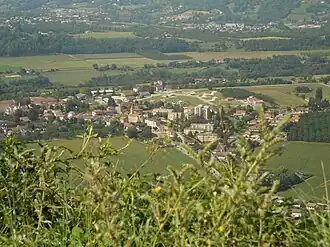 Saint-Jean-en-Royans seen from the east