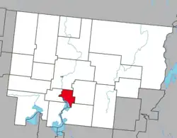 Location within Abitibi RCM