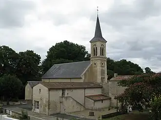 The church in Saint-Maxire