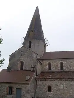 The church in Saint-Christophe-en-Bresse