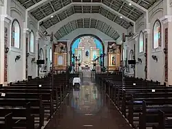 Church interior in 2022