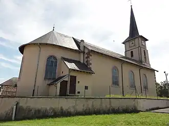 The church in Sainte-Pôle