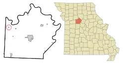 Location of Grand Pass, Missouri