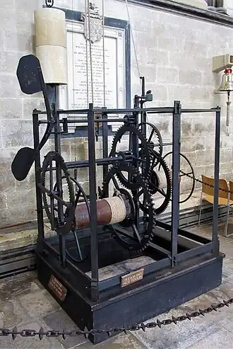 Image 3Clock from Salisbury Cathedral, ca. 1386 (from History of technology)