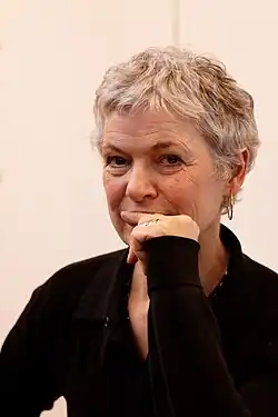 Sylvie Granotier at the Paris Book Fair in 2011.