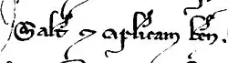 Alexander IV's signature