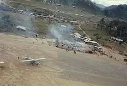 Sam Thong Airport at Sam Thong Laos in the late 1966s.