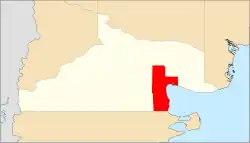 Location of San Antonio within Río Negro