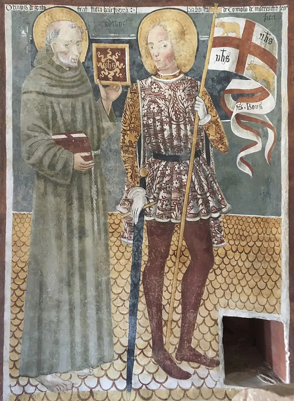 Fresco in Oratorio di Santa Maria, Garbagna Novarese, Italy (15th century)