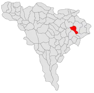 Location in Alba County