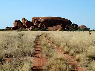 Rock formation near Kintore