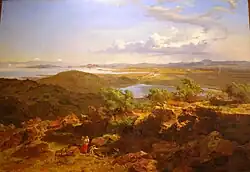 Valley of Mexico from Santa Isabel hill