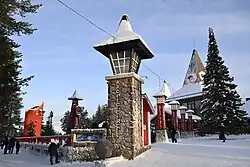 Santa Claus Village at Rovaniemi, Finlnd