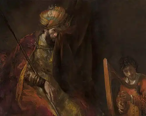 Rembrandt,  1650: Saul and David.