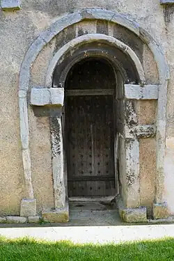 Old door of All Saints