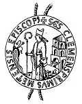 Seal of the Saint Clement abbey during the 14th century