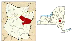Location in Schoharie County and the state of New York.