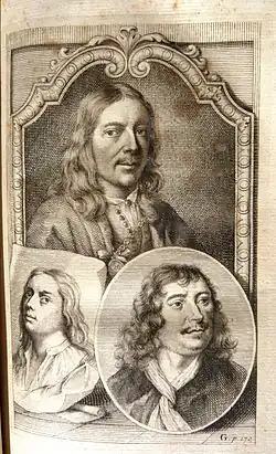 V2 plate G, p 170 Johann. Lingelbag. Samuel van Hoogstraten. Jan van Hoogstraten.