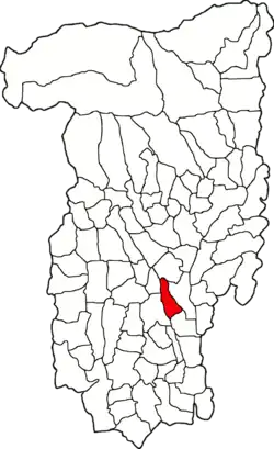 Location in Vâlcea County