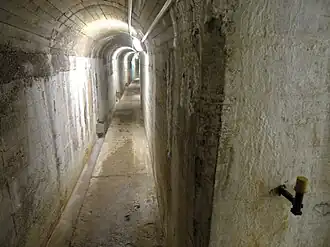 Part of the inspection corridor