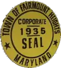 Official seal of Fairmount Heights, Maryland