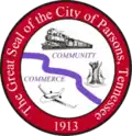 Official seal of Parsons, Tennessee