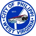 Official seal of Philippi, West Virginia