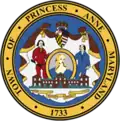 Official seal of Princess Anne, Maryland
