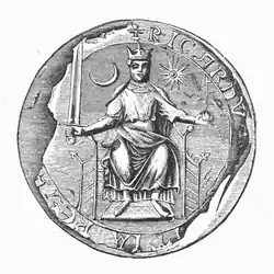 Great Seal of Richard I of England (1198)[46]