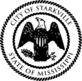 Official seal of Starkville, Mississippi