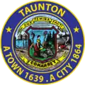 Official seal of Taunton, Massachusetts
