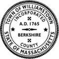 Official seal of Williamstown, Massachusetts