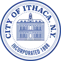 Official seal of Ithaca, New York