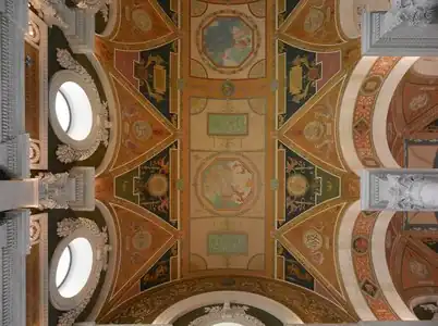 The Five Senses (ceiling mural), Thomas Jefferson Building, Library of Congress