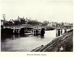 The original bascule bridge at Selby