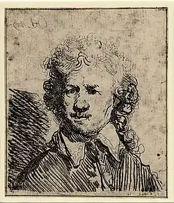 B338, 1629, one of two impressions, here with pen additions, British Museum, also Rijksmuseum.[39]