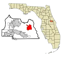 Location in Seminole County and the state of Florida