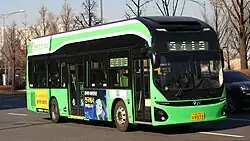 Bus 3413 Elec City in Seoul, South Korea