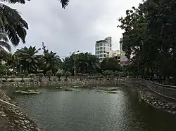 September 23rd Park with a central pond
