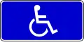 IV-19 Parking place for handicapped persons