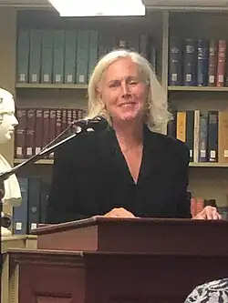 Serene Jones speaking at the Presbyterian Historical Society, October 2023