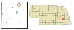 Location of Bee, Nebraska