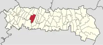 Location in Ialomița County