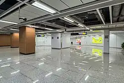 Basement 2 level transfer node from Guangfo line to Line 11