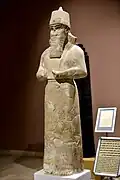 A statue of Shalmaneser III, 9th century BC